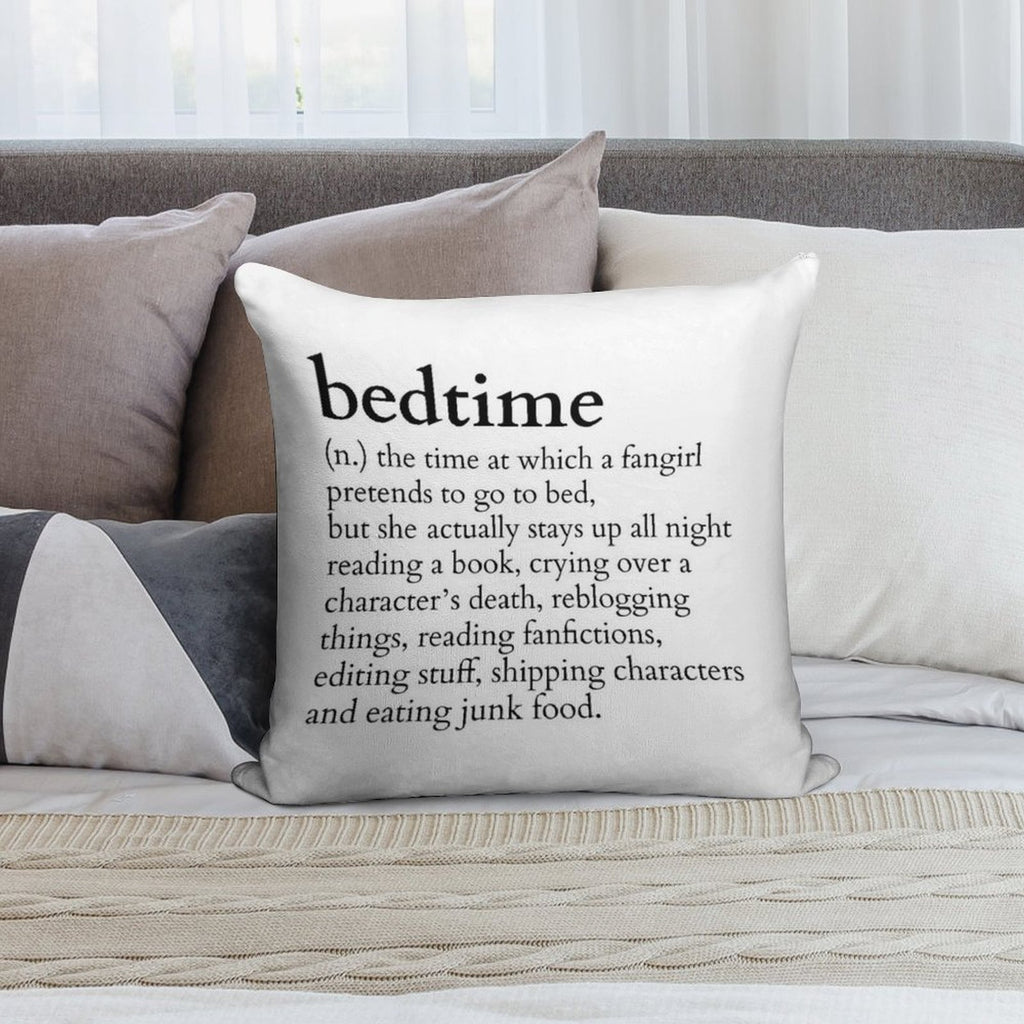 Bedtime Meaning to A Fangirl #books Version Soft Ultra-Soft Texture Throw Pillow