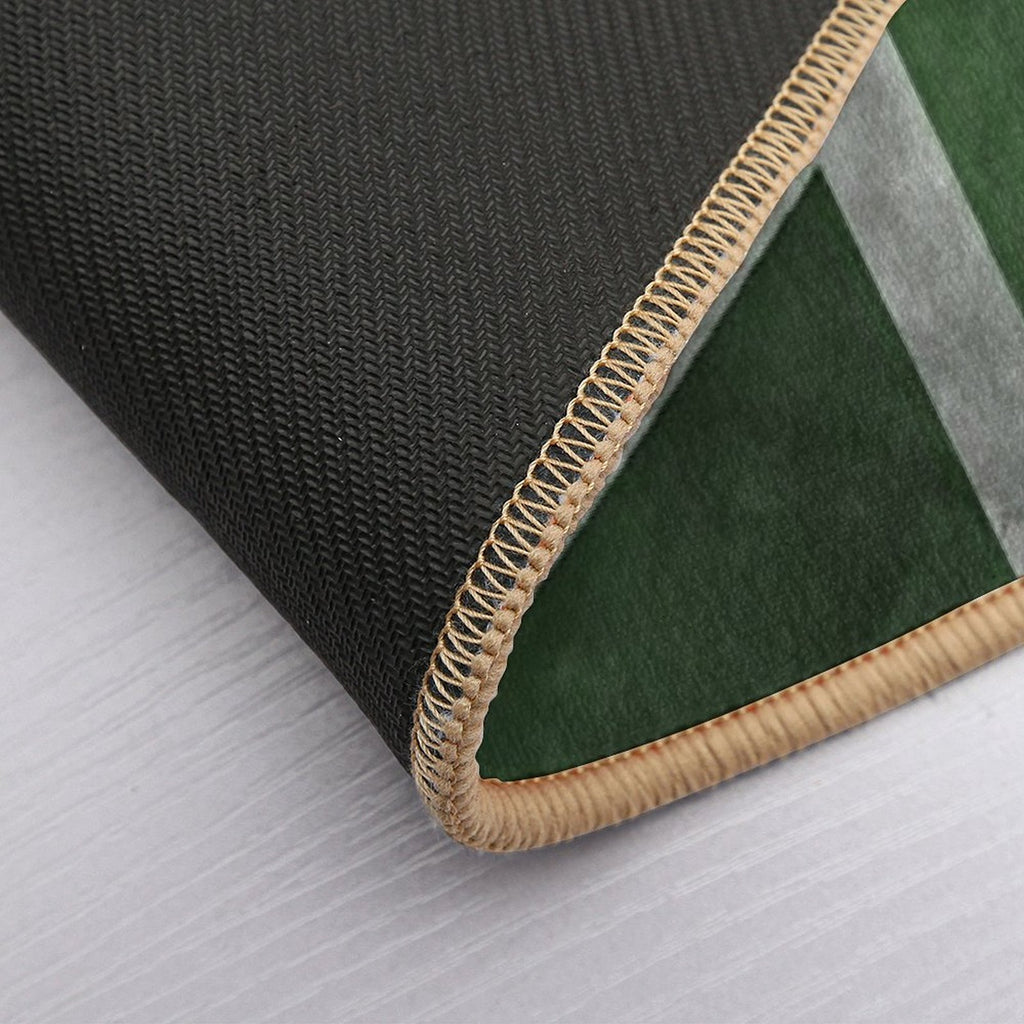 Green Distressed Union Jack  Dirt-Trapping Bath Mat
