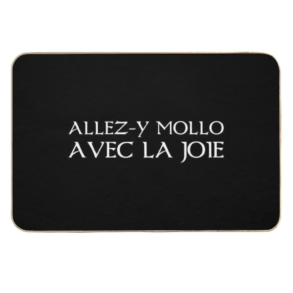 Kaamelott - Take It Easy with Joy  Fade-Resistant Bath Mat