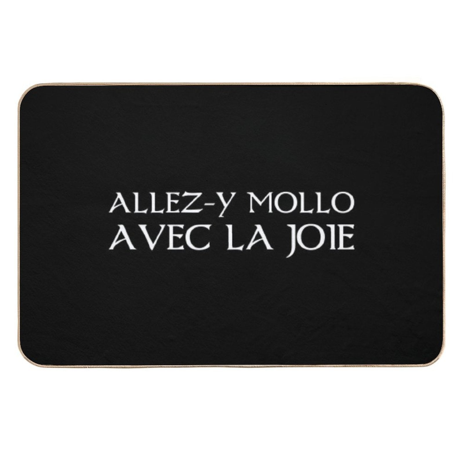 Kaamelott - Take It Easy with Joy  Fade-Resistant Bath Mat
