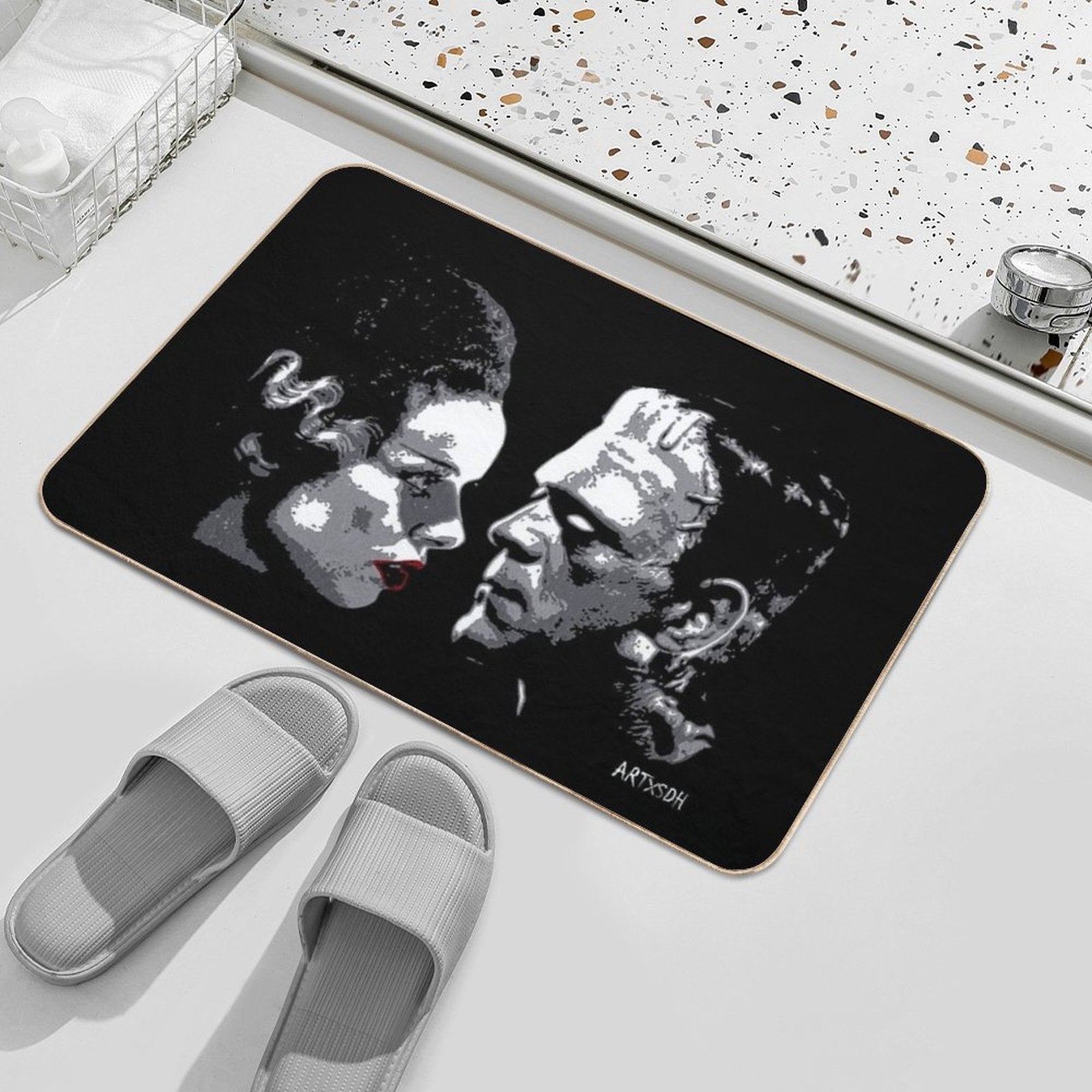 For The Love of Frank  Pet-Safe Bath Mat