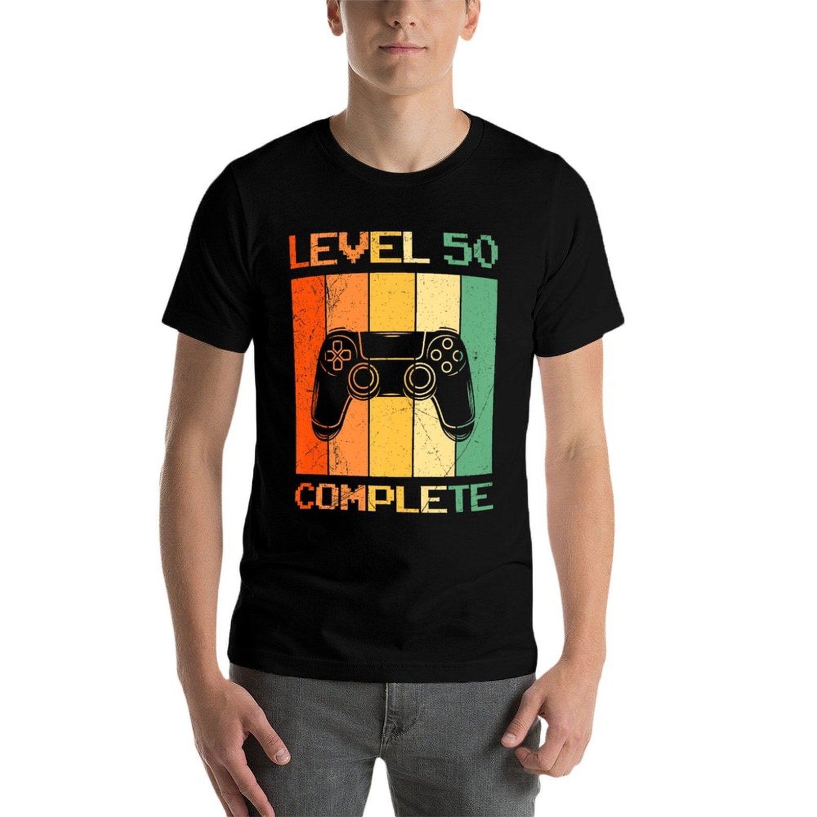 50th Birthday LEVEL 50 COMPLETE Party B-Day 50 Years Premium  Quick-drying T-Shirt