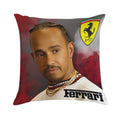 Ferrari F1 Lewis Hamilton Soft Shrink-Resistant Throw Pillow