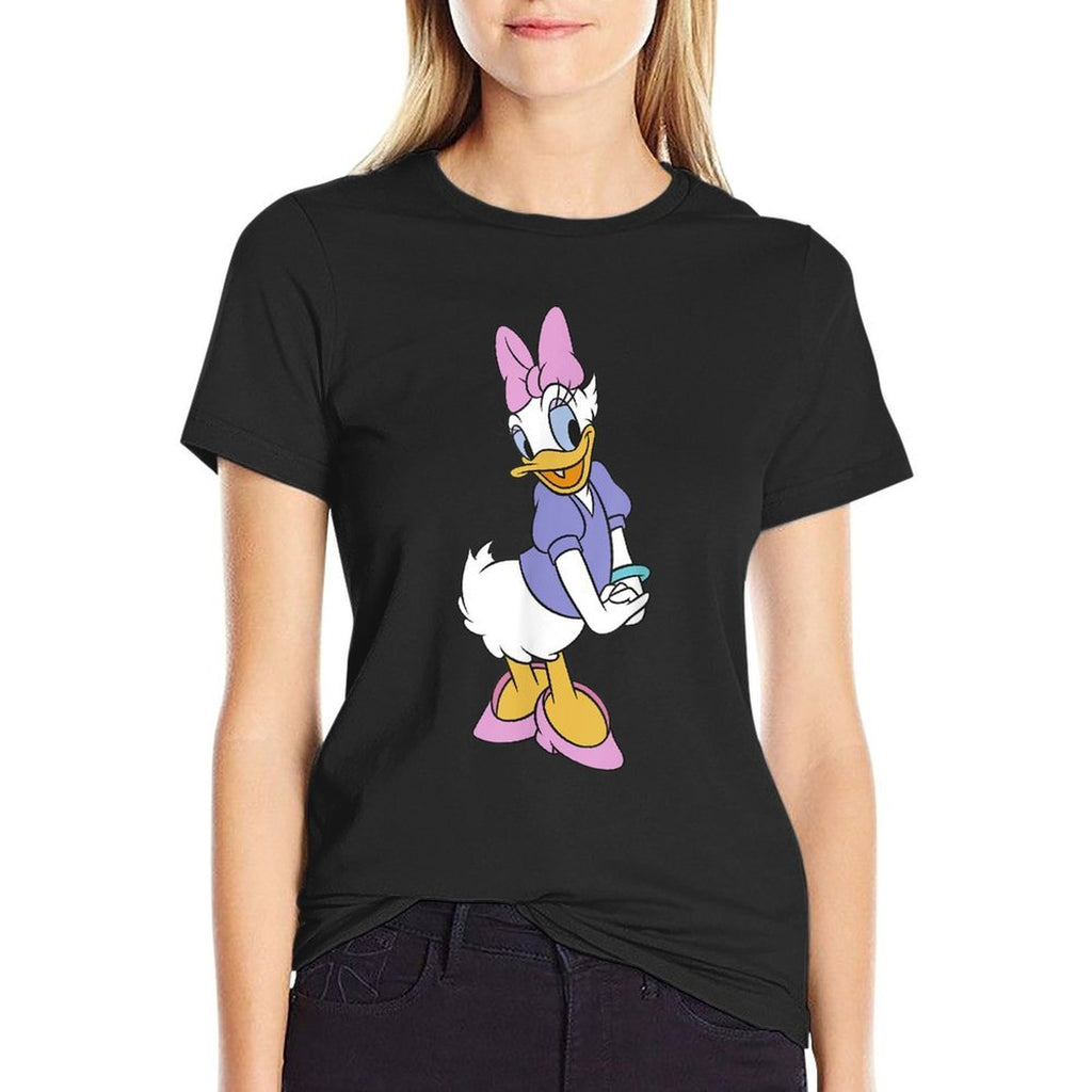Disney Mickey And Friends Daisy Duck Traditional Portrait  Graphic-printed T-Shirt