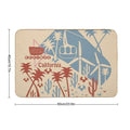 Mid Century Palm Springs California  Stain-Proof Bath Mat