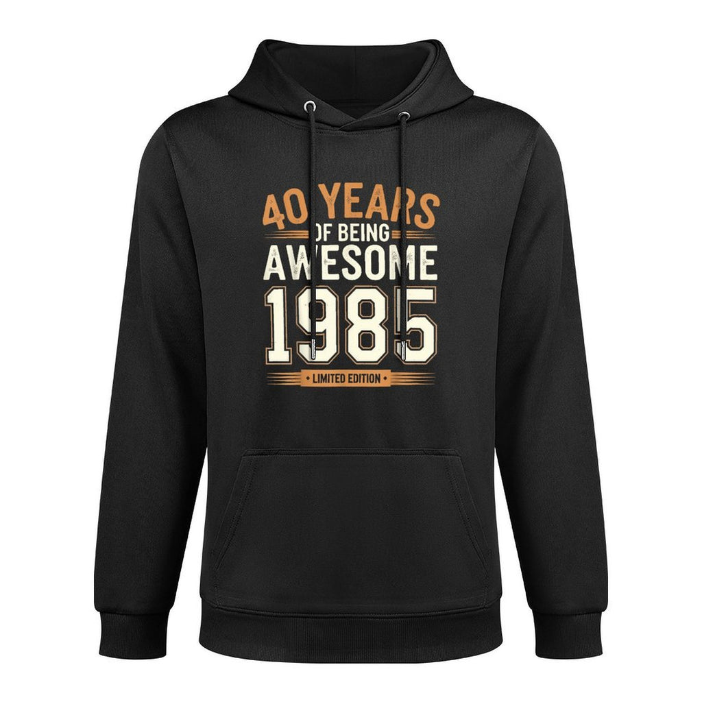 40 Year Birthday Decorations Men Gag 40yr 1985 40th Birthday Unisex Design Hoodie