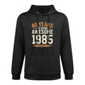 40 Year Birthday Decorations Men Gag 40yr 1985 40th Birthday Unisex Design Hoodie