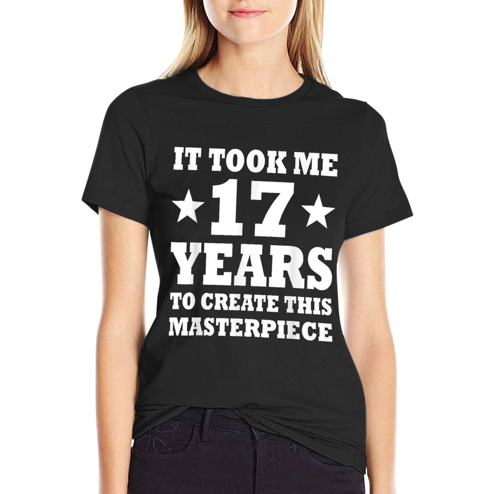 Funny 17th Birthday Gift For-17-Year Oldns Boys Girls  Eco-friendly Material T-Shirt