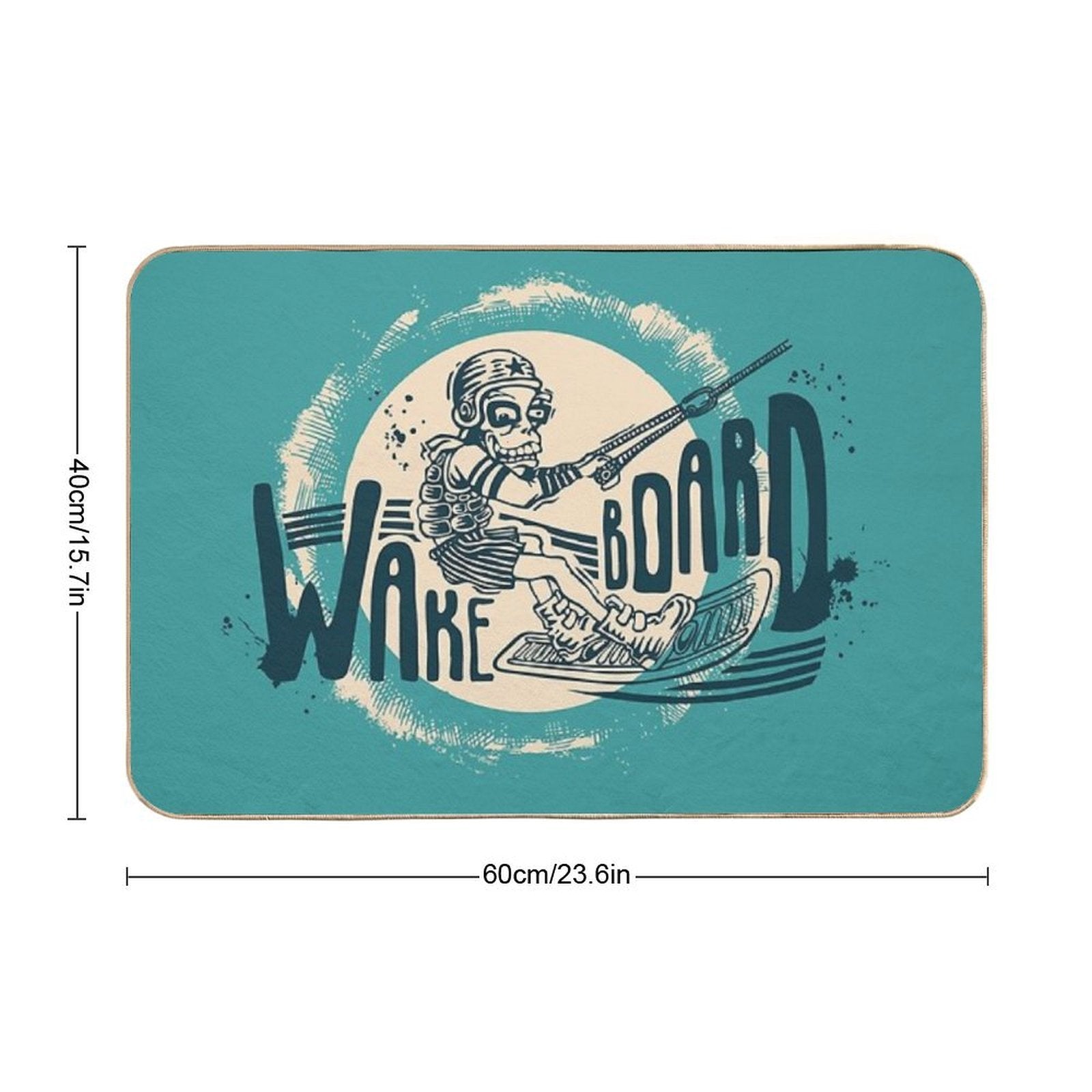 Wakeboard  Eco-Friendly Bath Mat