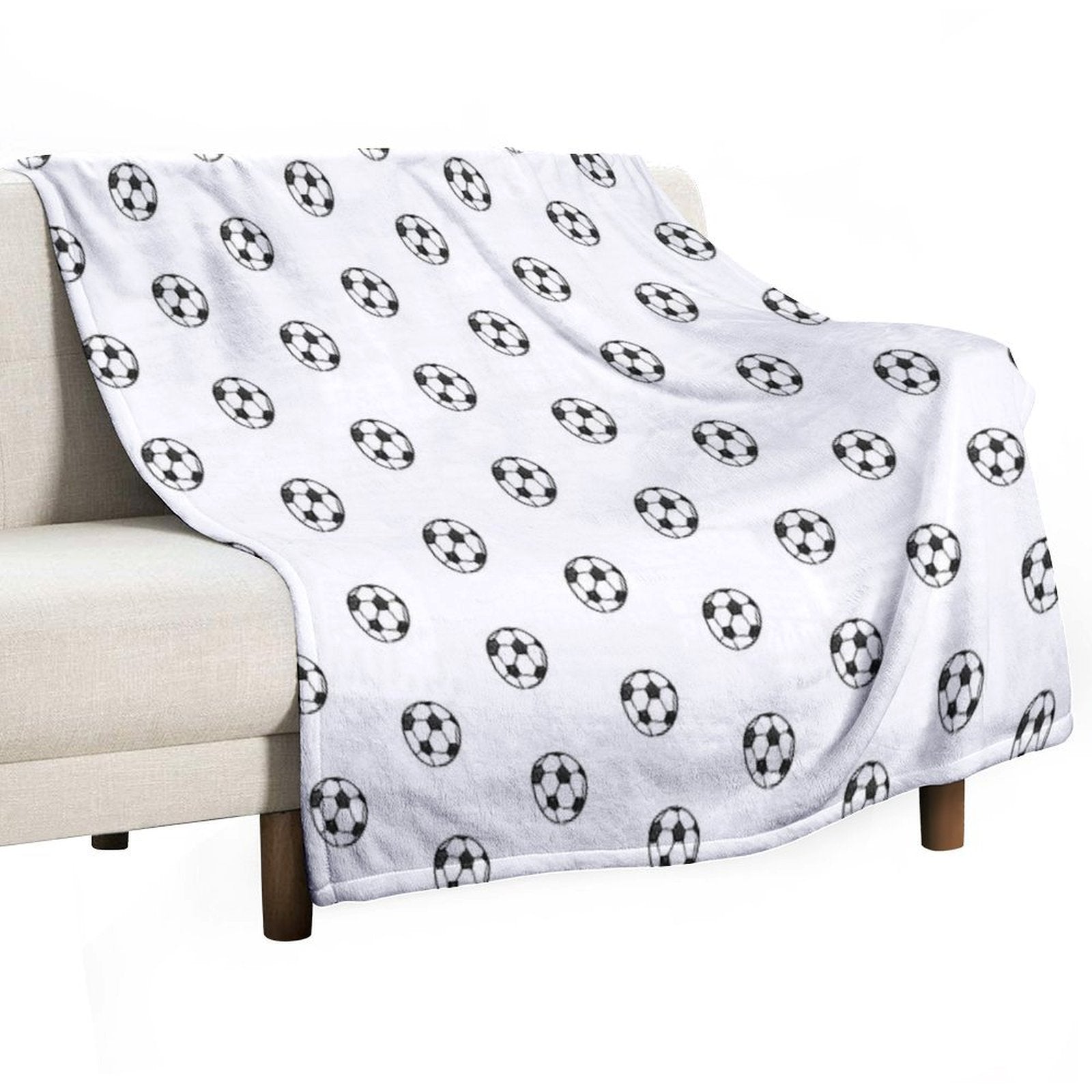Soccer Ball Gift-ready Throw Blanket