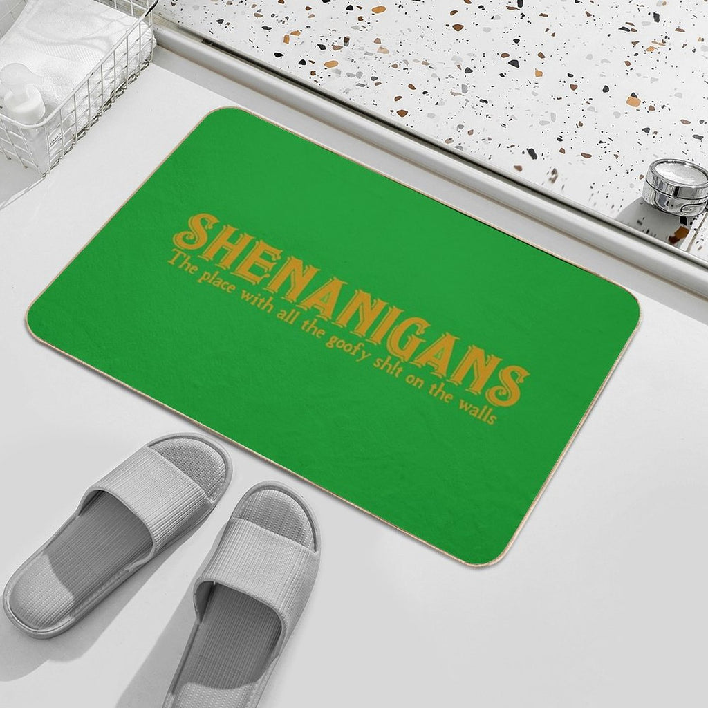Shenanigans (The Place with All The Goofy S#it on The Walls)!  Toxin-Free Bath Mat