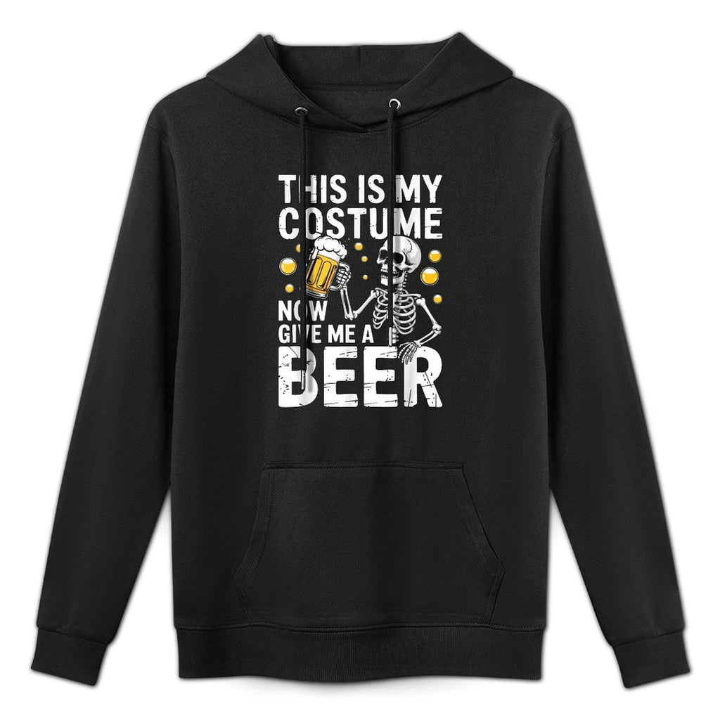 This Is My Costume Give Me A Beer Men Dad Halloween Pilling-Resistant Hoodie