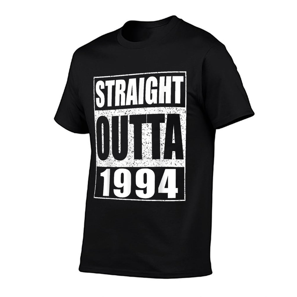 Straight Outta 1994 Funny 30th Birthday  Rolled Sleeves T-Shirt