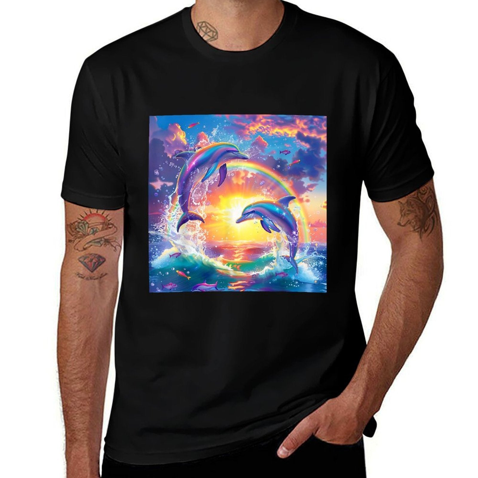 I Just Wanna Be Part of Your Symphony, Symphony Dolphin Meme  Vintage-inspired T-Shirt