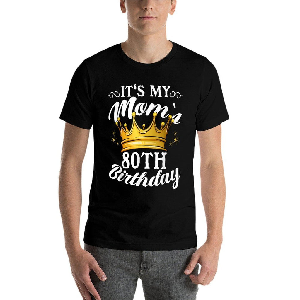 It's My Mom's 80th Birthday Crown Women's 80th Birthday  Classic T-Shirt
