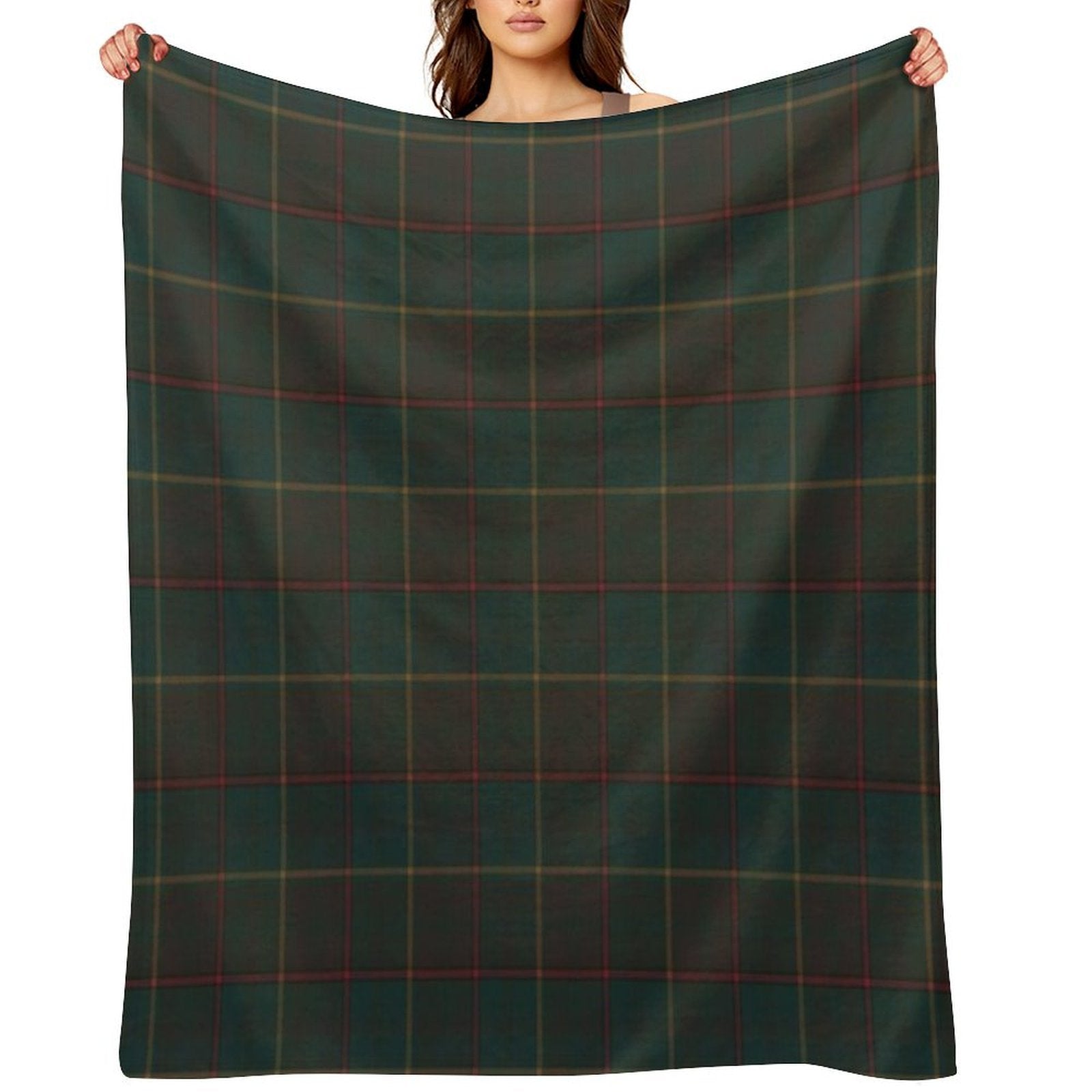 Ontario Provincial Tartan Lightweight Throw Blanket