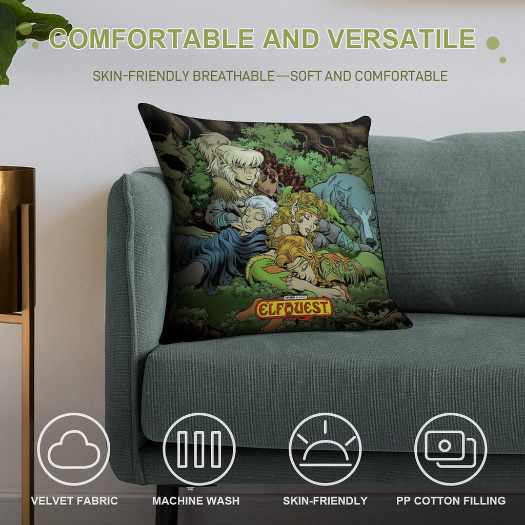 ElfQuest True Peace II Soft Luxury Feel Throw Pillow