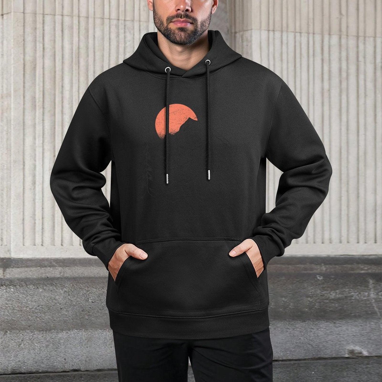 Mountains Landscape Relaxed Fit Hoodie