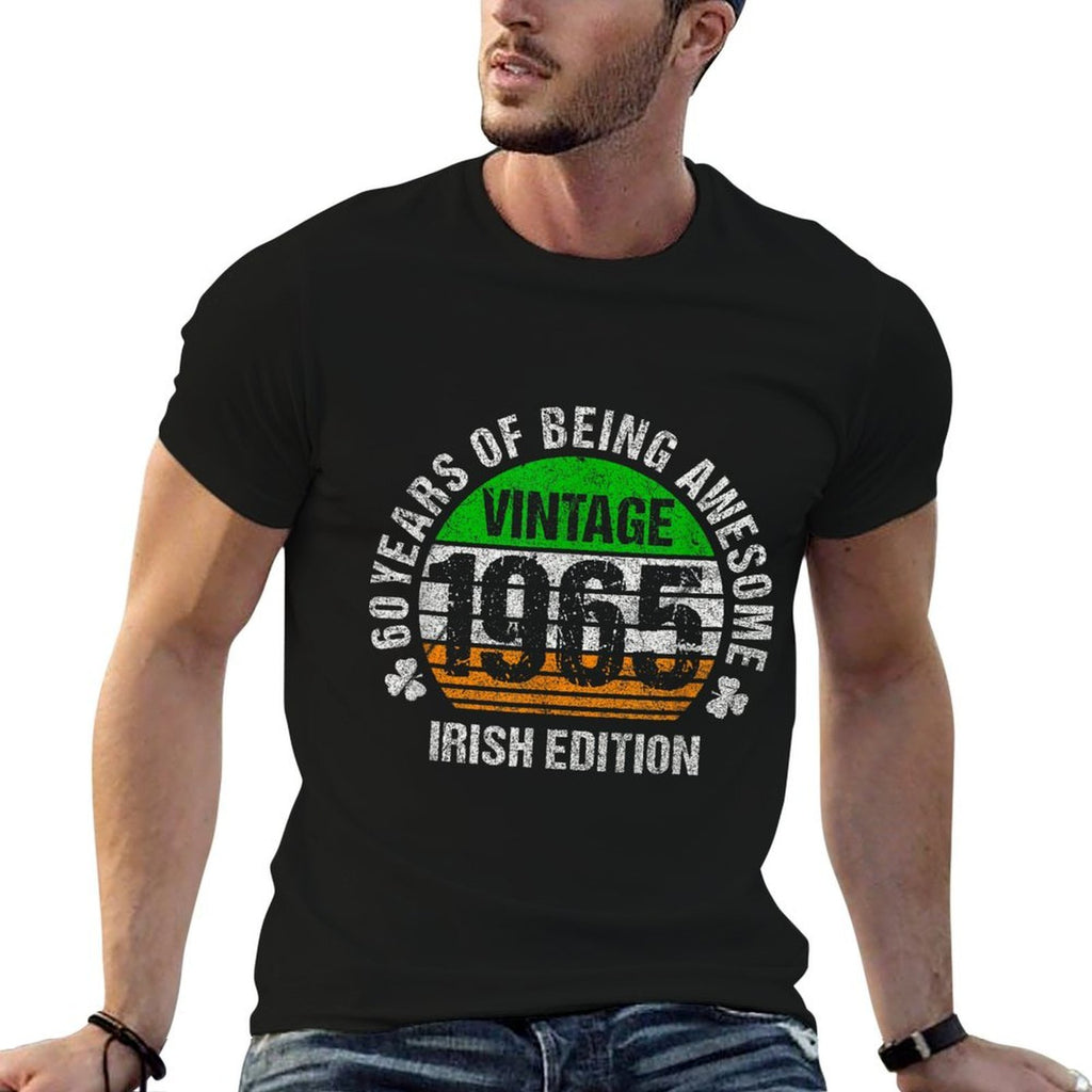 Irish American 60th Birthday Vintage 1965 Irish Edition  Affordable Price T-Shirt