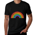 LGBTQ Rainbow Gay Pride LGBT Awareness Ally Vintage  Summer-ready Fabric T-Shirt