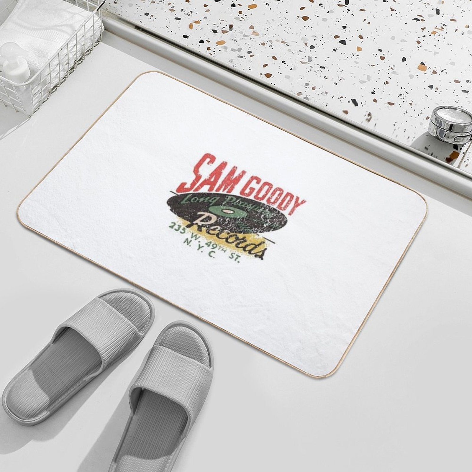 Sam Goody Records  Stain-Proof Bath Mat