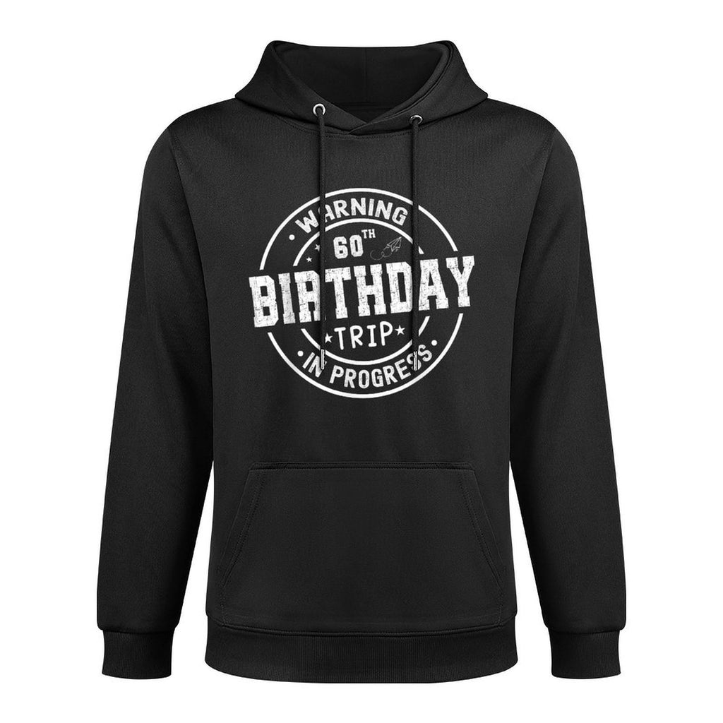 Funny 60 Years Old Warning 60th Birthday Trip In Progress Relaxed Fit Hoodie