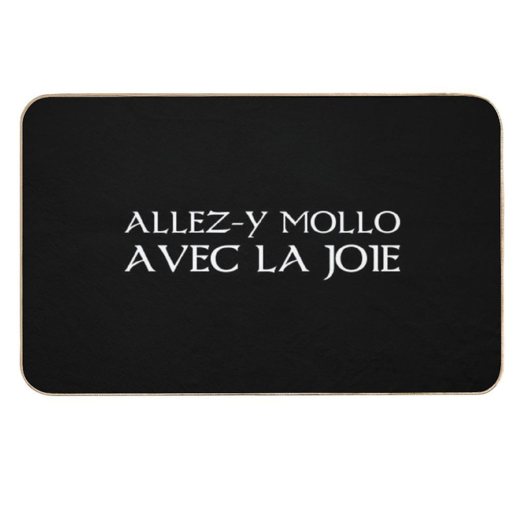 Kaamelott - Take It Easy with Joy  Fade-Resistant Bath Mat