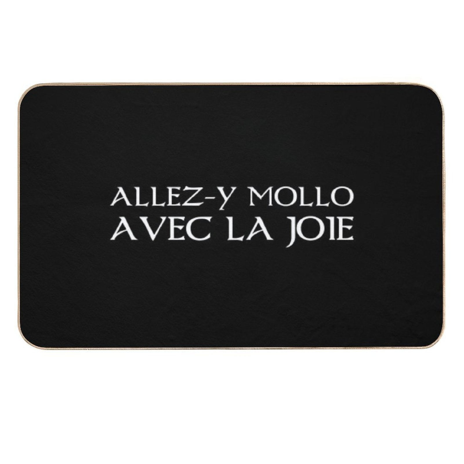 Kaamelott - Take It Easy with Joy  Fade-Resistant Bath Mat