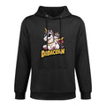 Dadacorn Unicorn Dad And Kid - Best Father's Day Funny Cotton-Polyester Blend Hoodie