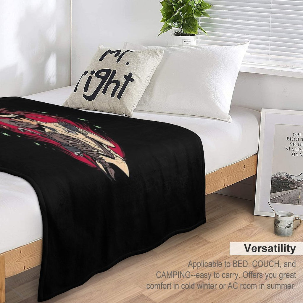 Ghóst – Skeleton Bandstand Travel-friendly Throw Blanket