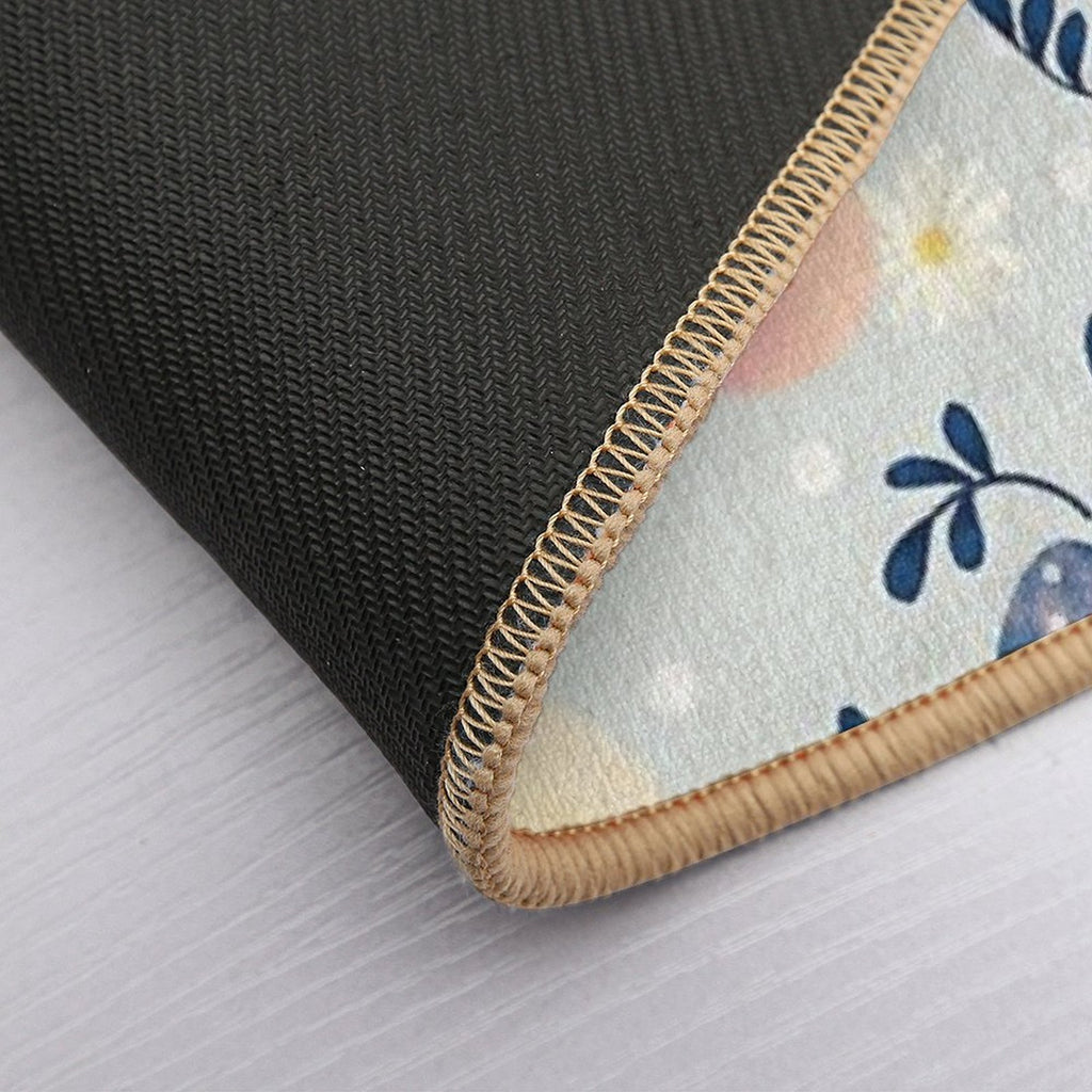 Easter Eggs And Flowers  Odorless Bath Mat