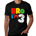 Bro I’m 3 Year Old Kids 3rd Birthday Boy  Versatile T-Shirt