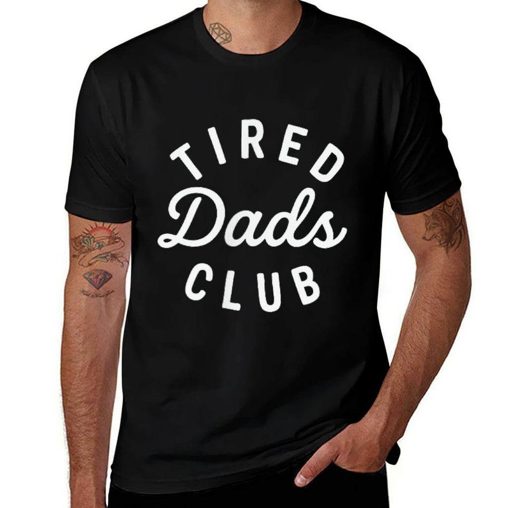 Tired Dads Club ( 2 Sided) Car Race Track On Dad Daddy Mens  Moisture-wicking T-Shirt