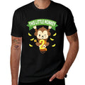 This Little Monkey Is 2 Years Old Kid 2nd Birthday Monkeys  Ribbed Collar T-Shirt