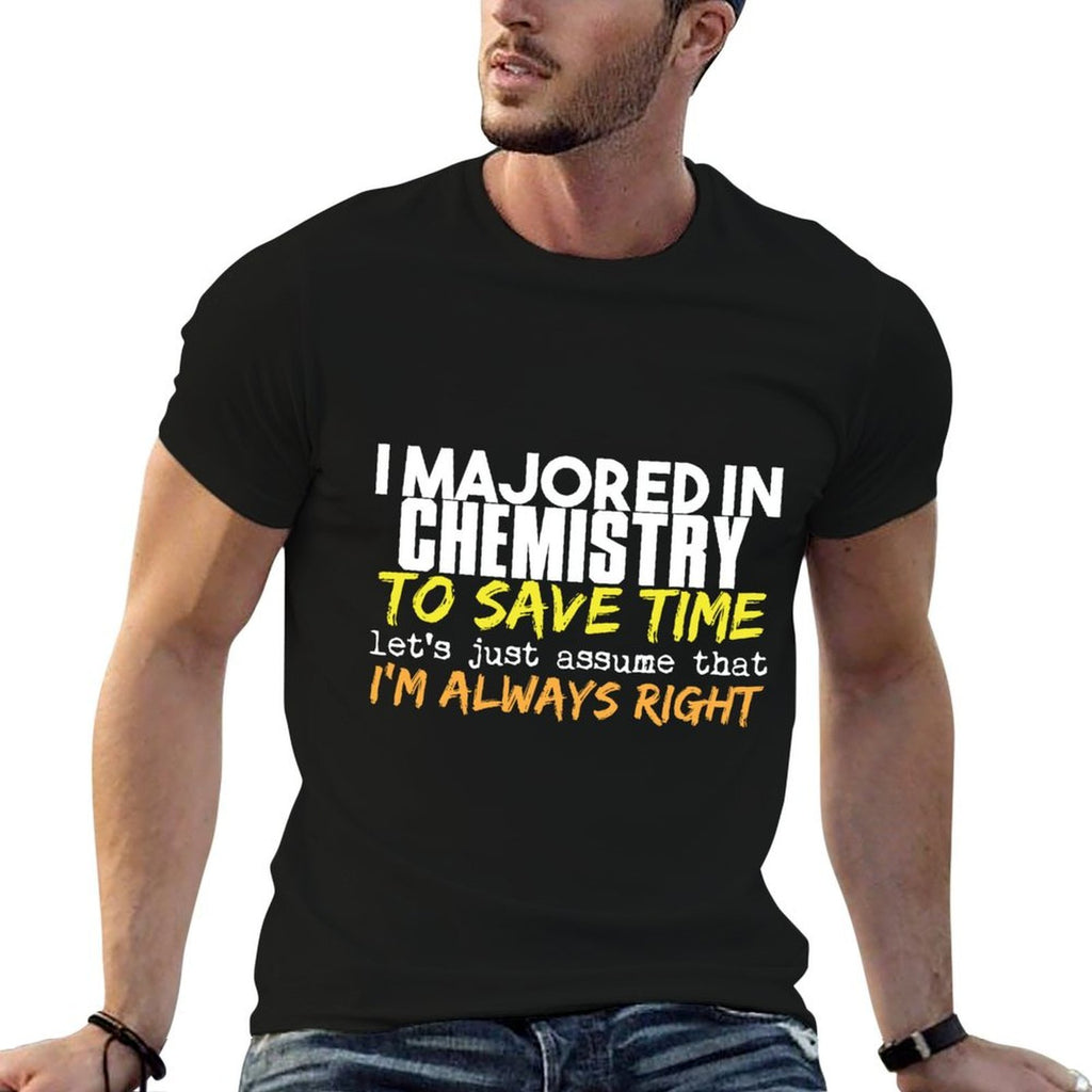 Chemistry Major Gift for Back to School Gift  Summer-ready Fabric T-Shirt