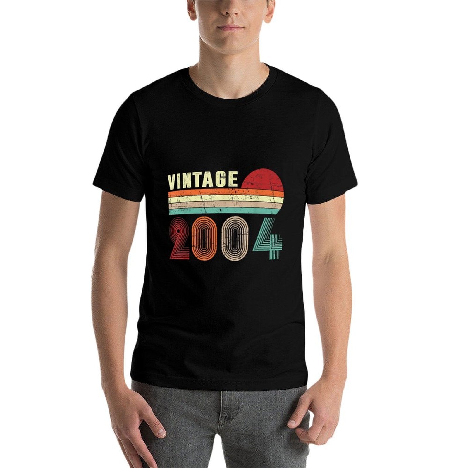 Vintage 2004 Funny 21 Years Old Men Women 21st Birthday Comfortable T-Shirt