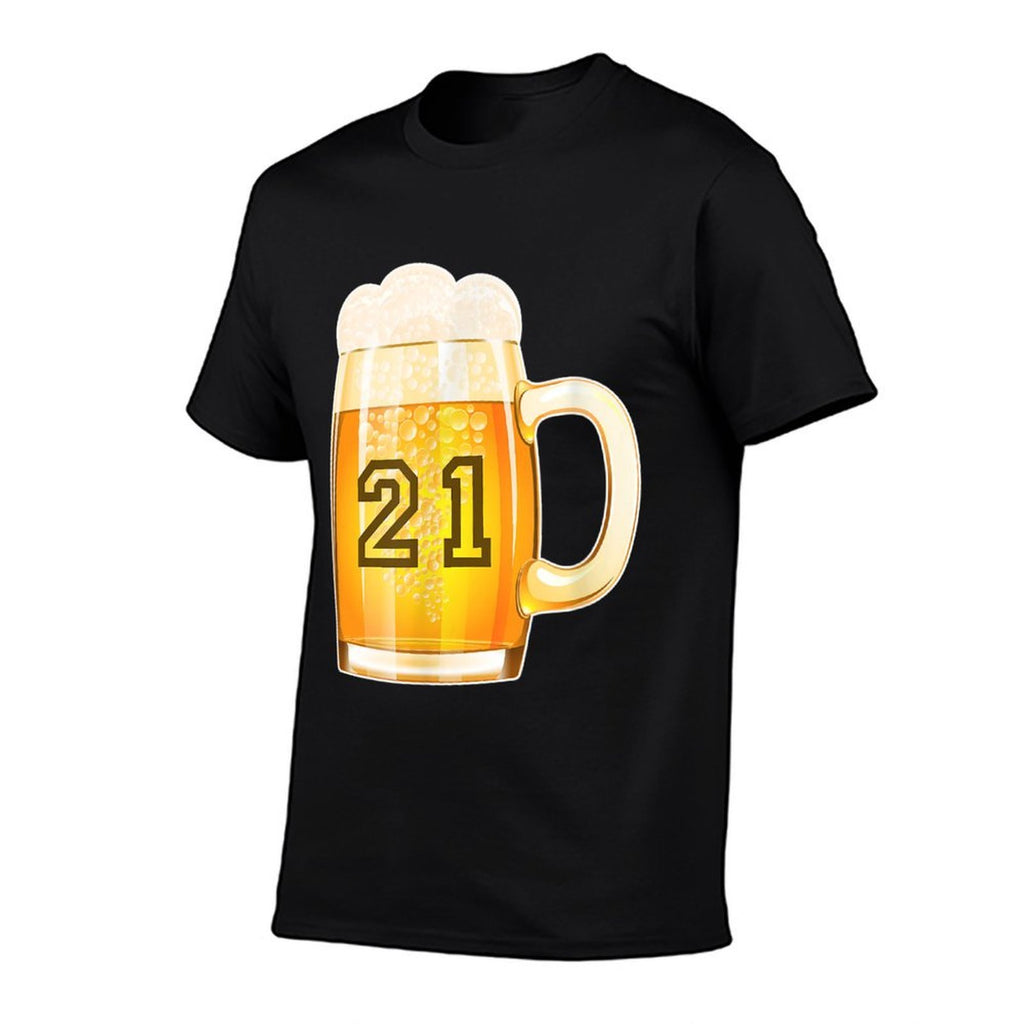 21 Years Old T-shirt 21st Birthday Party  Eco-friendly Material T-Shirt