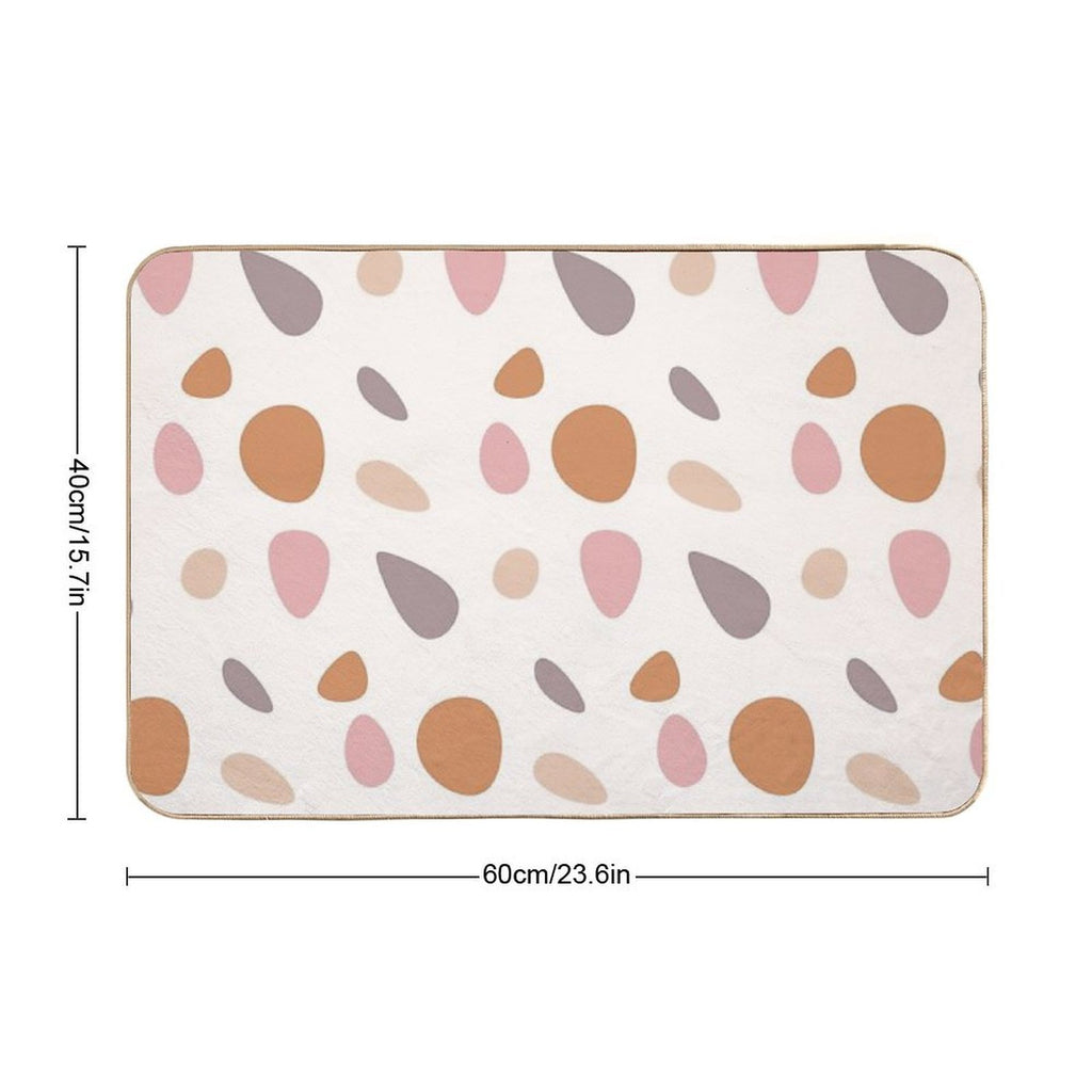 Earth Rocks Durable Bath Mat