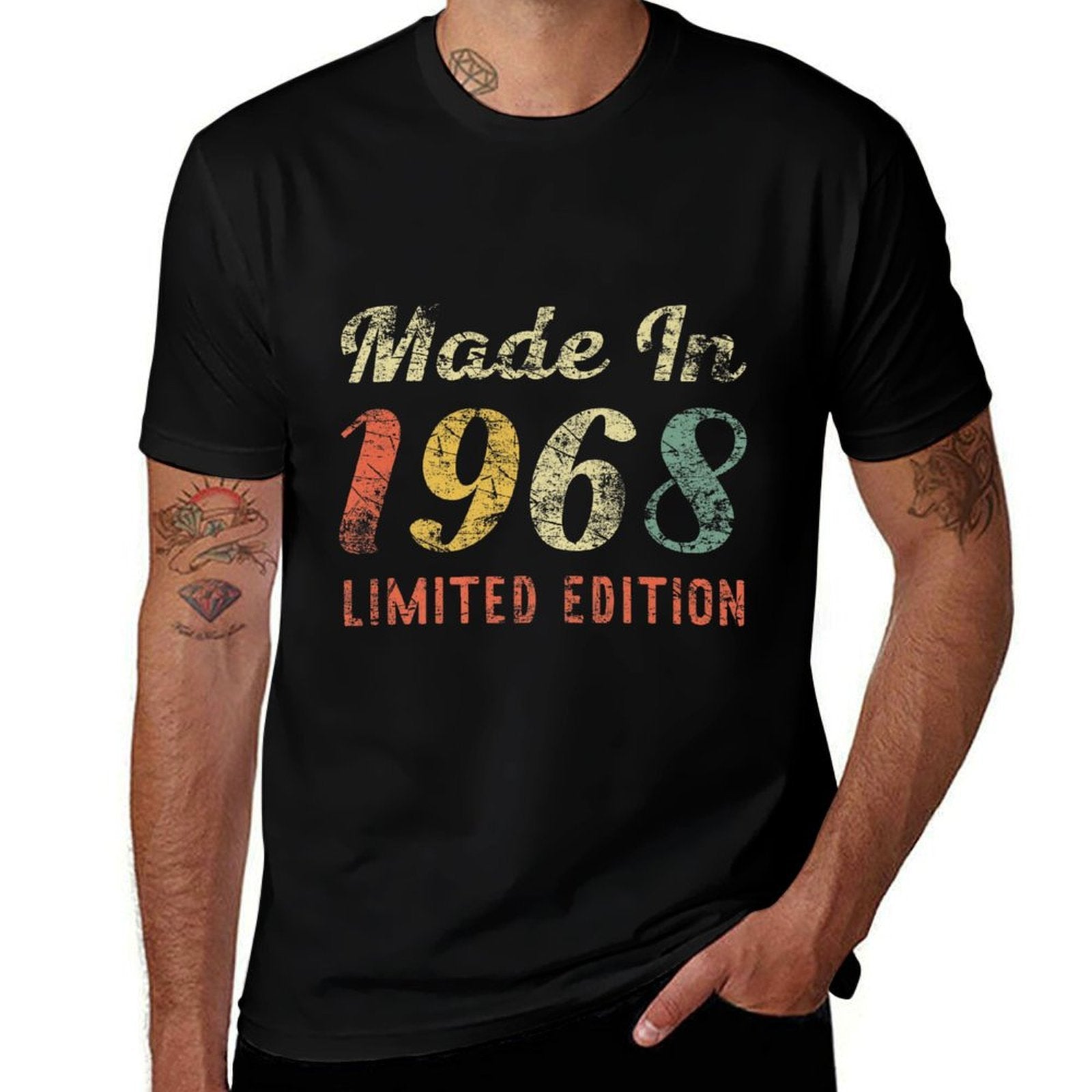 50th Birthday Gift Vintage Made In 1968  Classic T-Shirt