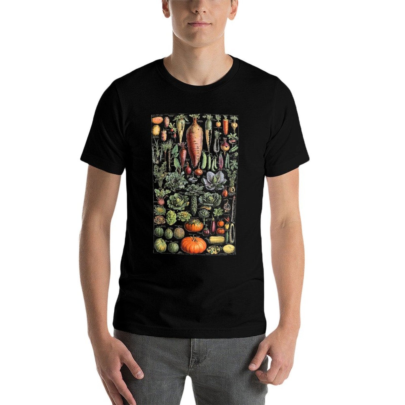 Kitchen Vegetable Identification Reference Table Comfortable T-Shirt