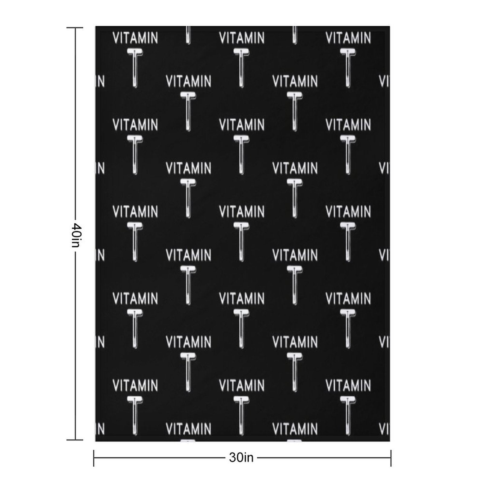 Trans Vitamin T Shrink-resistant Throw Blanket