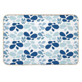 Abstract Blue  Stain-Proof Bath Mat
