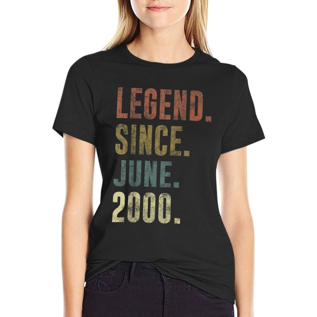 25th 2000 Birthday Vintage Legend Since June 2000  Soft T-Shirt