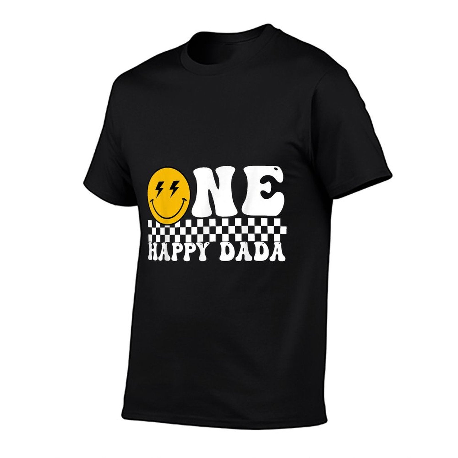 One Happy Dude Dada 1st Birthday Family Matching  Easy-care T-Shirt