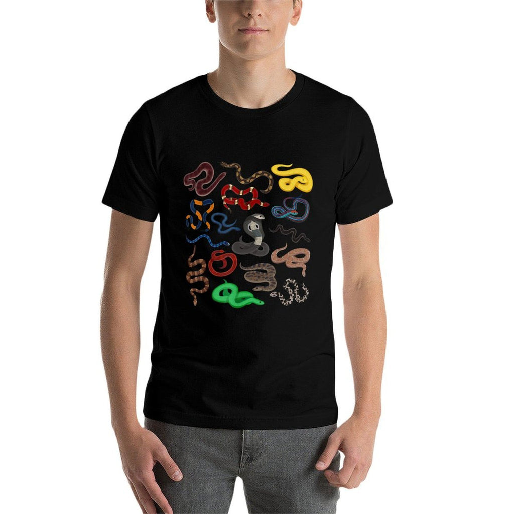 Snake Lover Poison Serpent Venomous Reptile Animal Lover  Graphic-printed T-Shirt