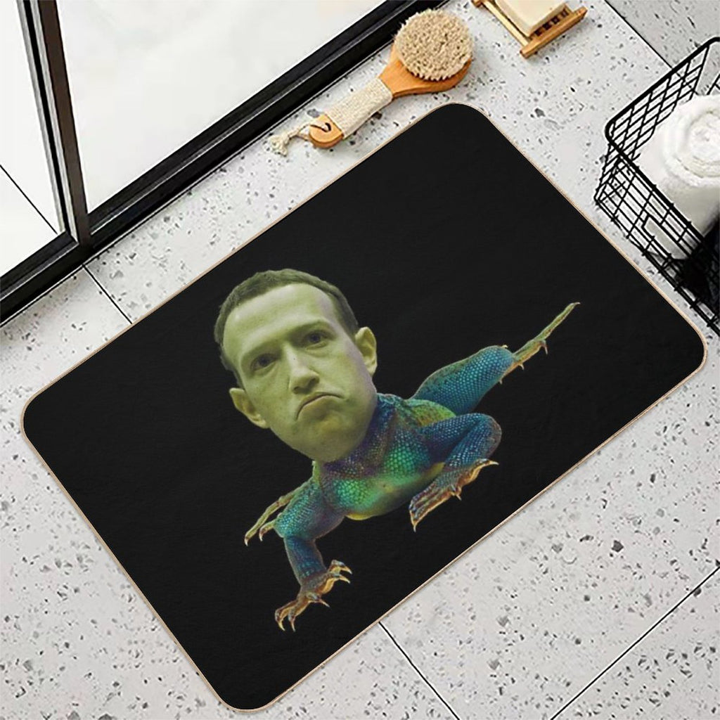 Mark Zuckerberg Is A Lizard  High-Traffic Bath Mat