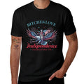 Bitches Love Independence Founding Father 1776 4th Of July  Quick-drying T-Shirt