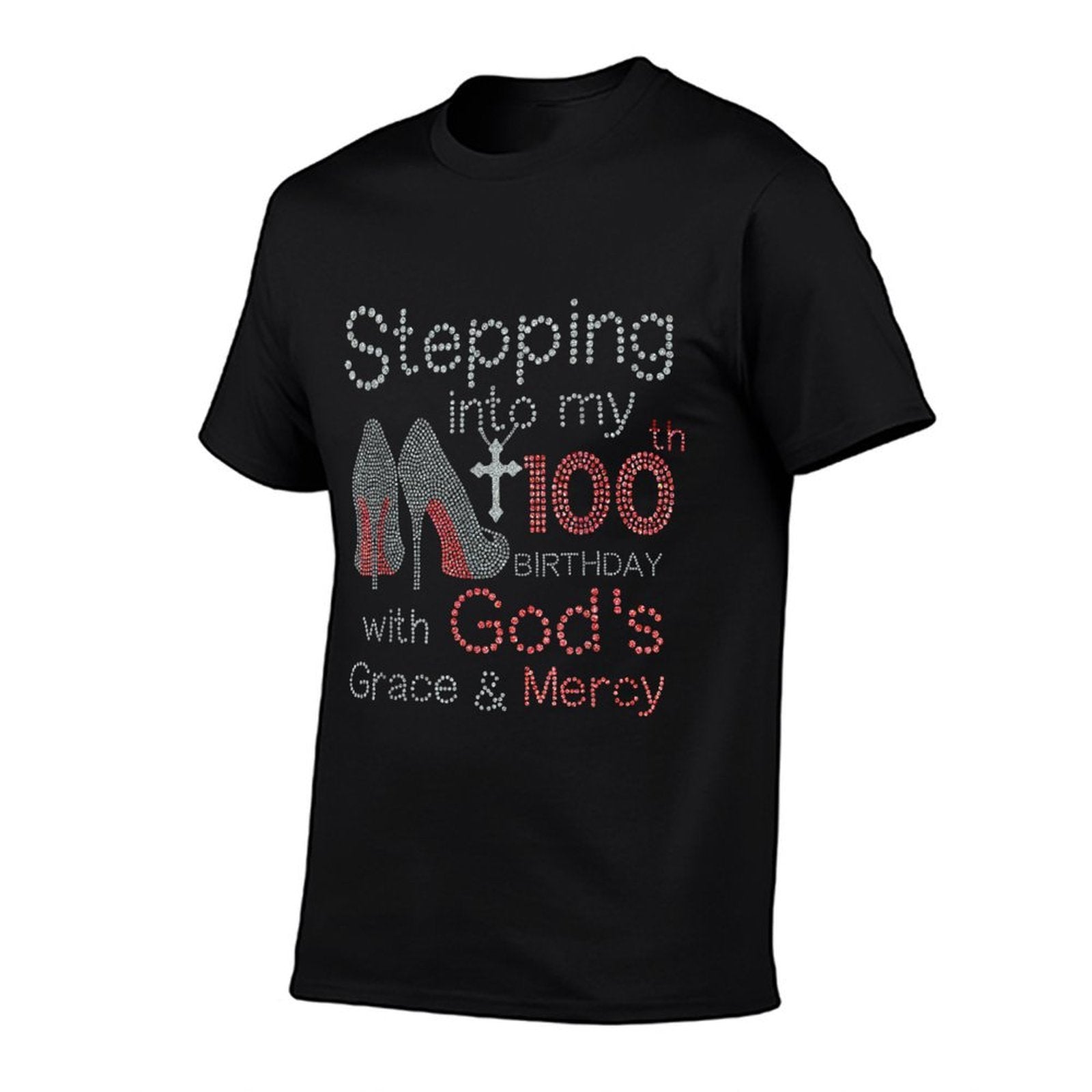 Stepping Into My 100th Birthday  Eco-friendly Material T-Shirt