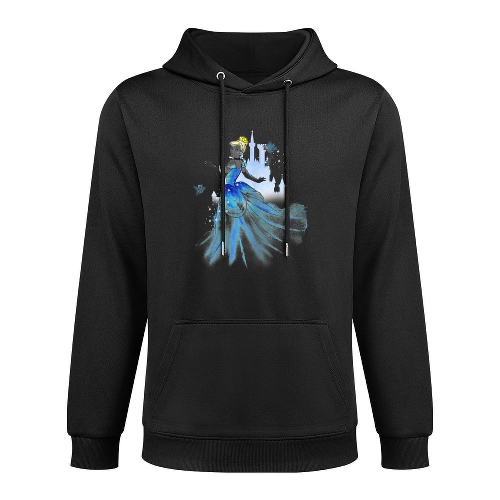 Disney Cinderella Water Color Graphic Pilling-Resistant Hoodie