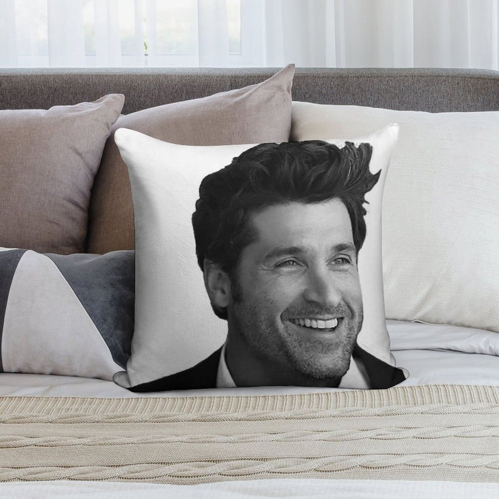 Patrick Dempsey Soft Multiple Sizes Throw Pillow